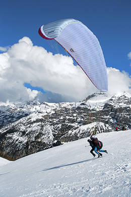 Voli col biposto in parapendio in Valle d'Aosta